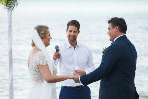 Master of ceremony for beach wedding in Thailand